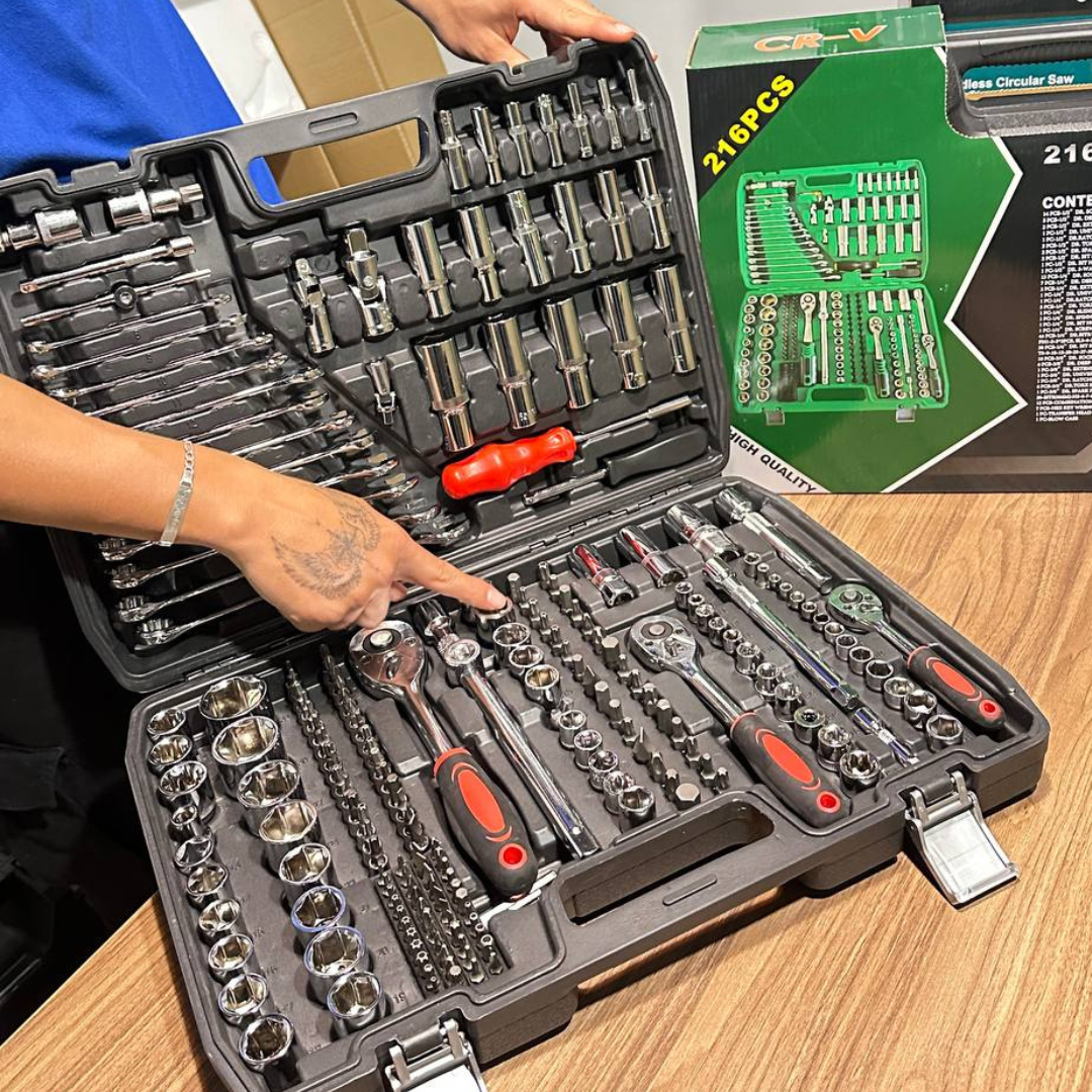 Set de 216 Piezas Para todos tus trabajos