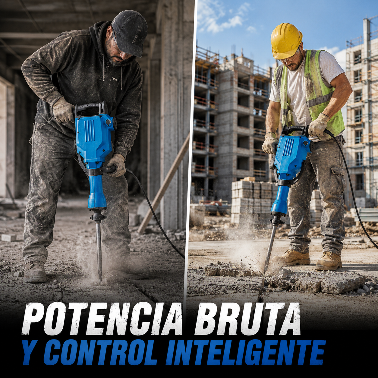 CANGO 3800W Martillo Demoledor Eléctrico con 50 J