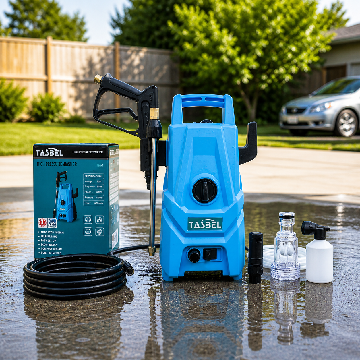 Hidrolavadora Electrica 1500w Tasbel