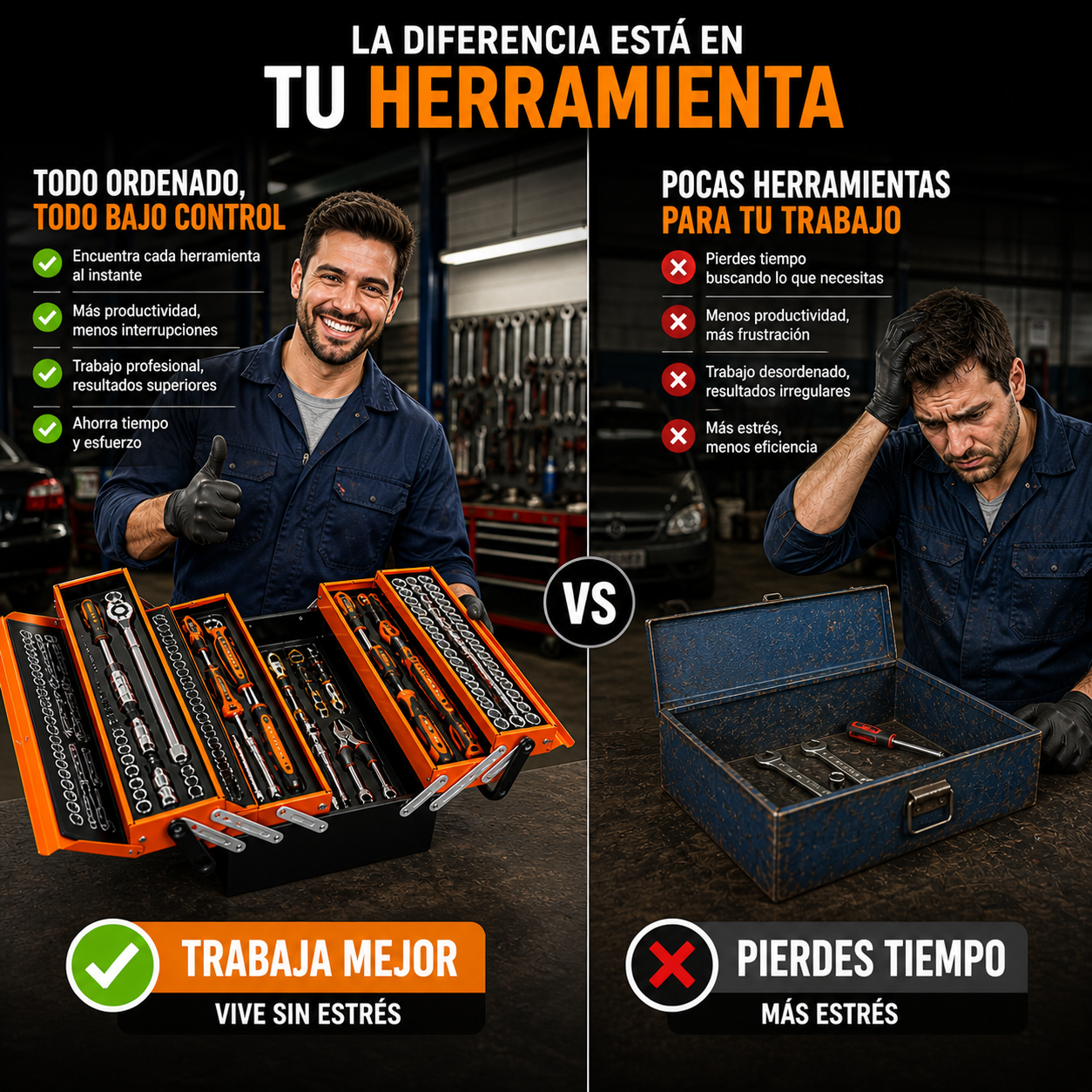 CAJA DE HERRAMIENTAS 85 PIEZAS – 5 NIVELES - PROFESIONAL