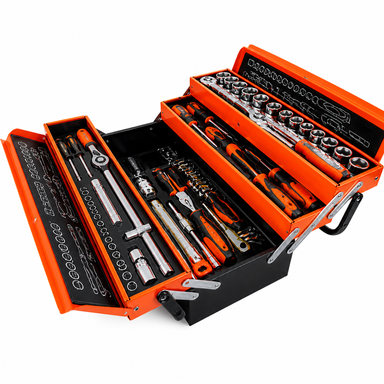 CAJA DE HERRAMIENTAS 85 PIEZAS – 5 NIVELES - PROFESIONAL