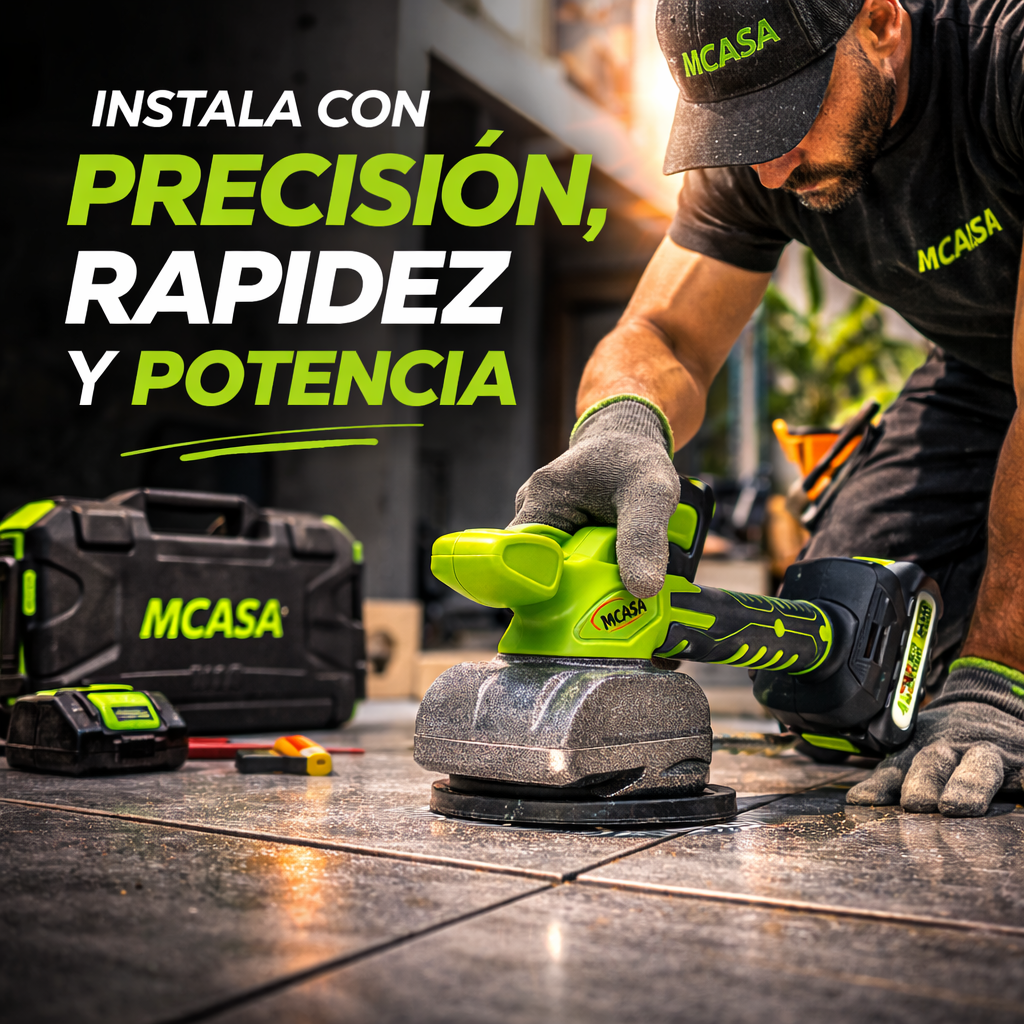 Vibrador de baldosas Nivelador con ventosa - Original Mcasa