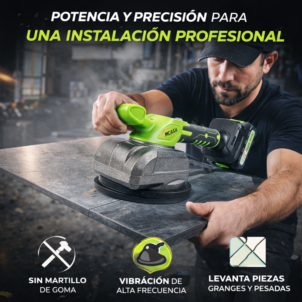 Vibrador de baldosas Nivelador con ventosa - Original Mcasa