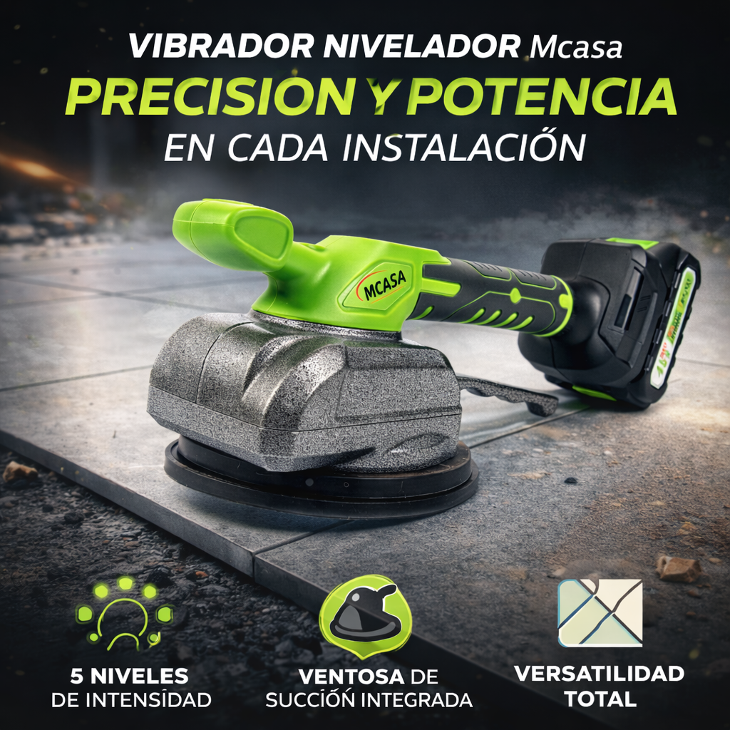 Vibrador de baldosas Nivelador con ventosa - Original Mcasa