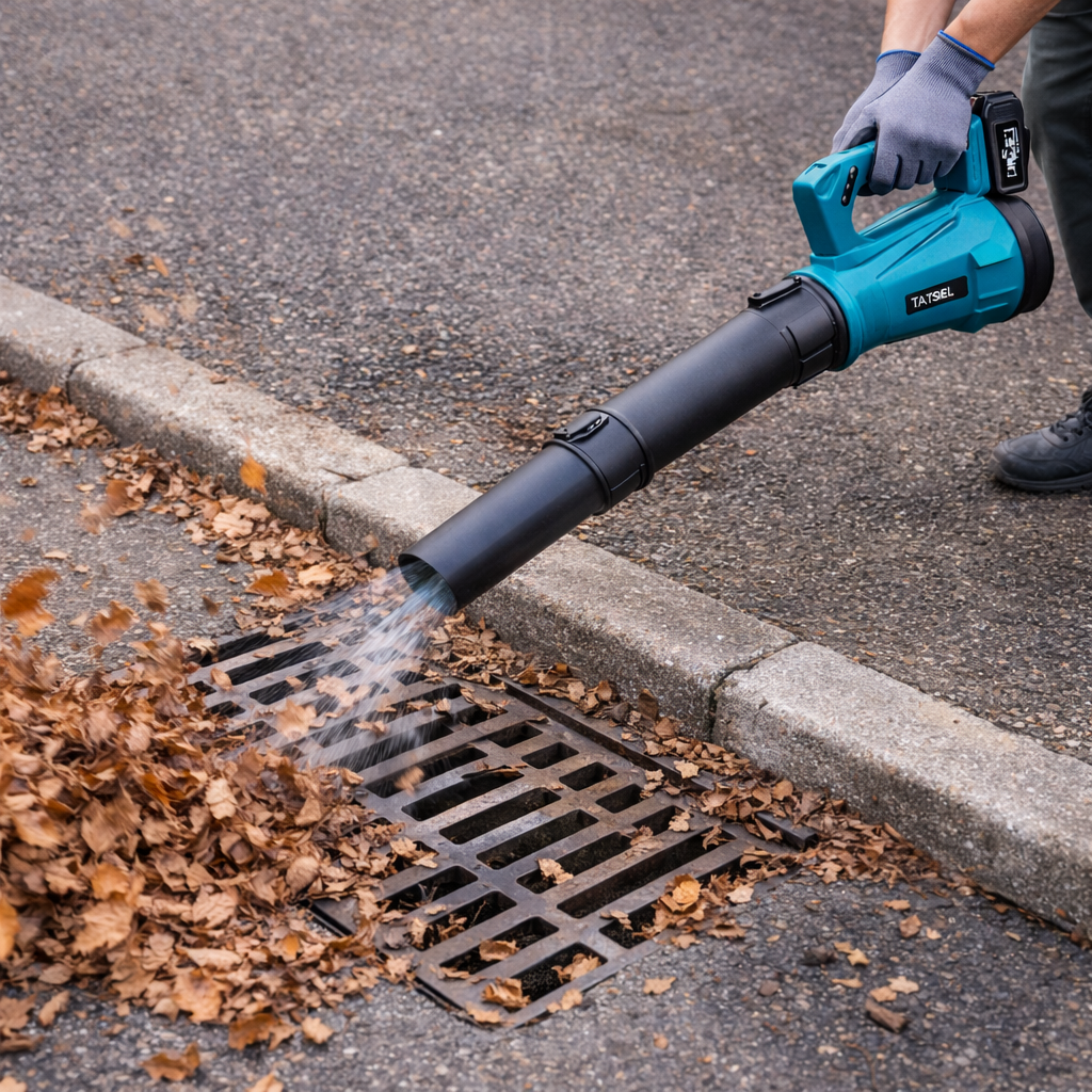 Soplador Industrial con 2 Baterías - Perfecto para limpieza y jardinería