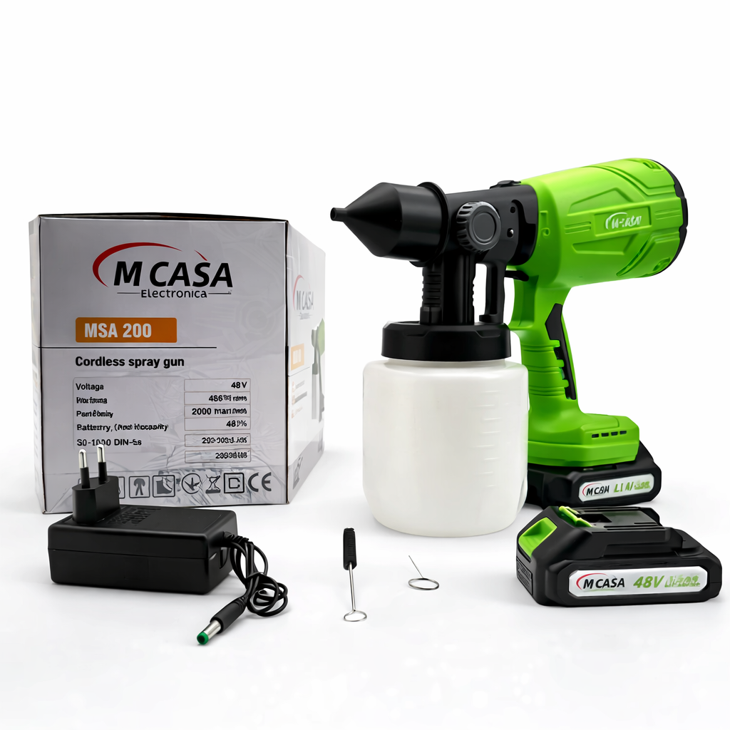 Pistola para Pintar Inalámbrica MCasa 48V con 2 Baterías