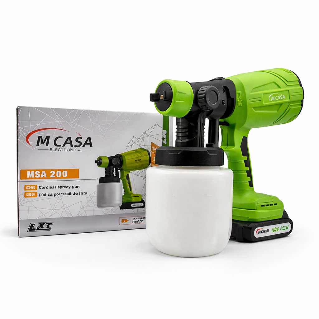 Pistola para Pintar Inalámbrica MCasa 48V con 2 Baterías