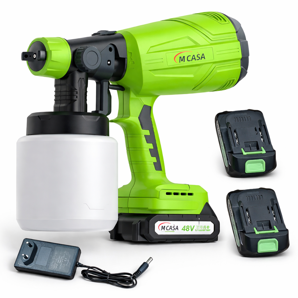 Pistola para Pintar Inalámbrica MCasa 48V con 2 Baterías