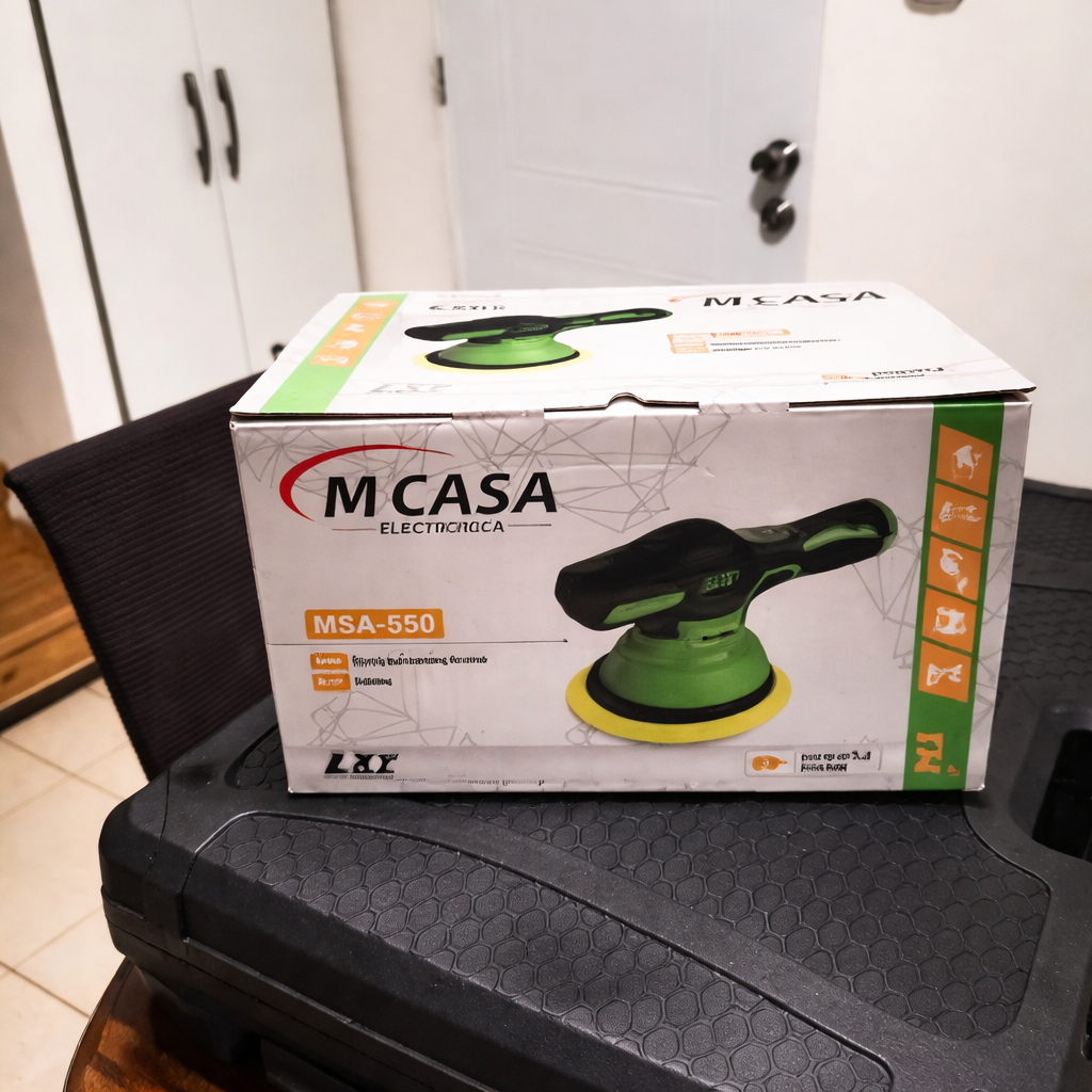 Pulidora Polichadora de 6 ´pulgadas  con Accesorios Mcasa   con 2 Baterias 48V