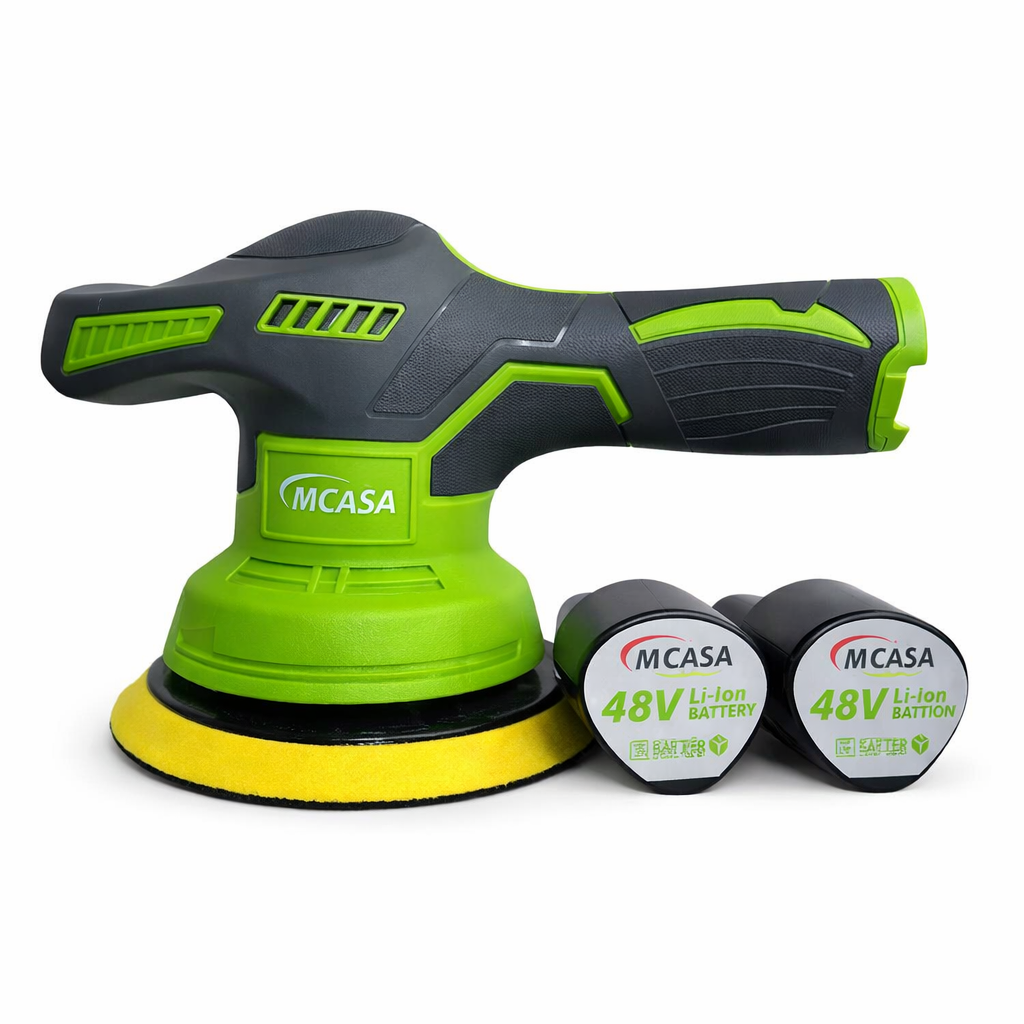 Pulidora Polichadora de 6 ´pulgadas  con Accesorios Mcasa   con 2 Baterias 48V