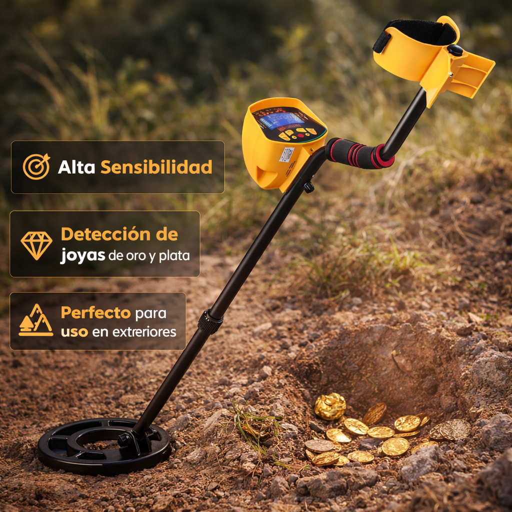 Detector de Metales Subterráneo Profesional