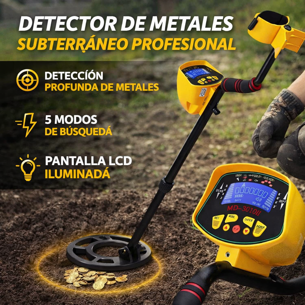 Detector de Metales Subterráneo Profesional