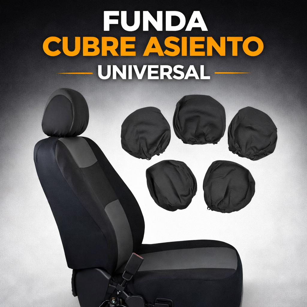 🧰 FORRO CUBRE ASIENTOS AUTO EN ECOCUERO Negros – PROTECCIÓN Y ESTILO 360°