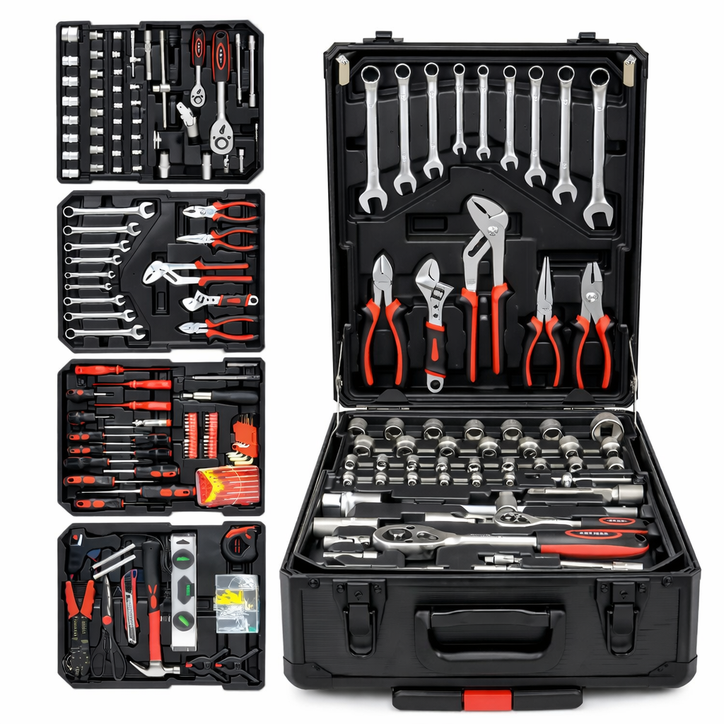 🧰 Caja de Herramientas Profesional 187 Piezas con Maletín