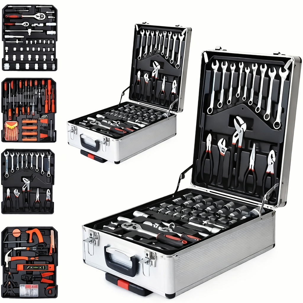 🧰 Caja de Herramientas Profesional 187 Piezas con Maletín
