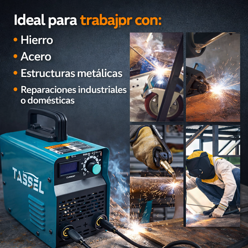 Soldador Inverter Mini MMA 220V – 4.8 kW Potencia Profesional