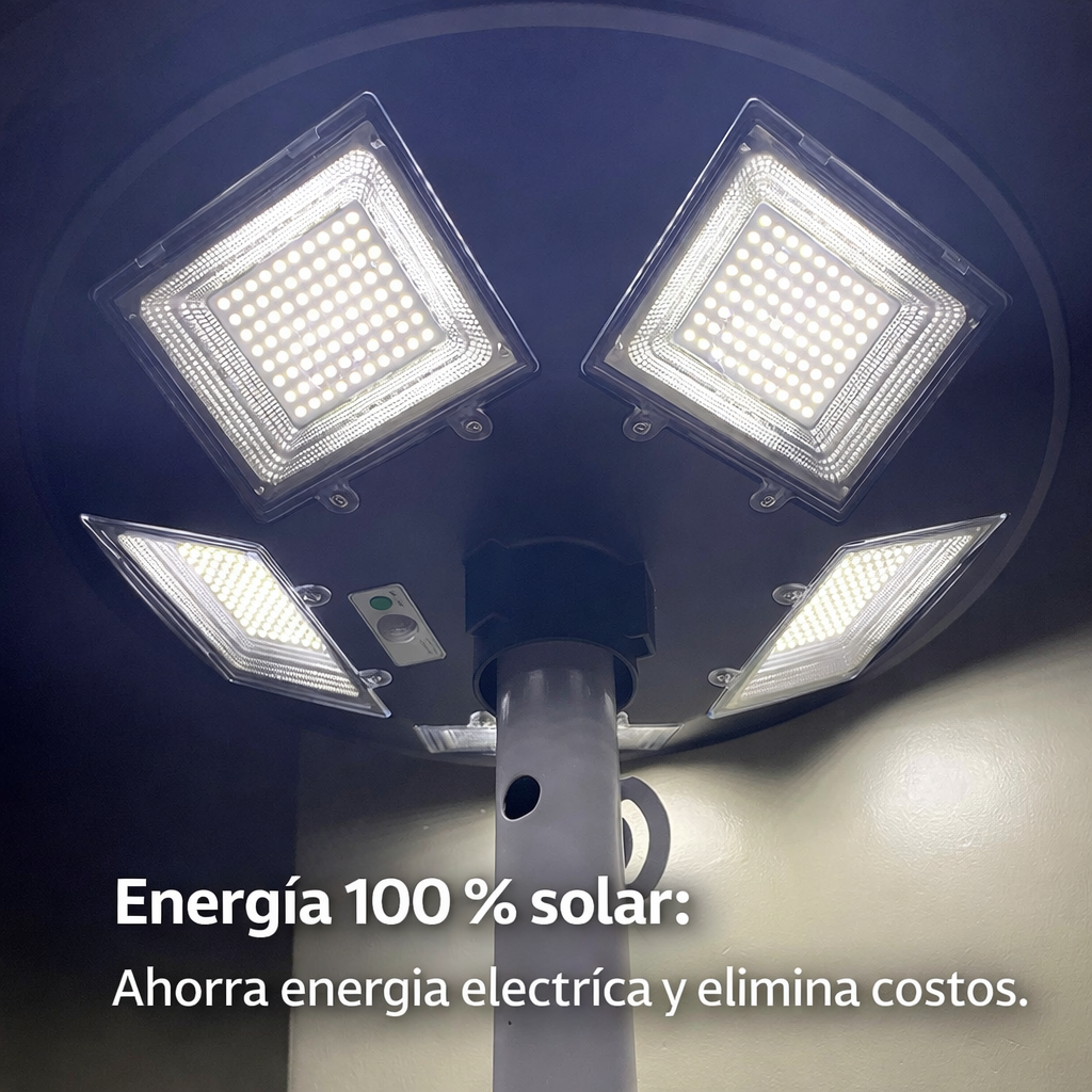 FOCO SOLAR LUMINARIA LED UFO 300 W Con SOPORTE TIPO L