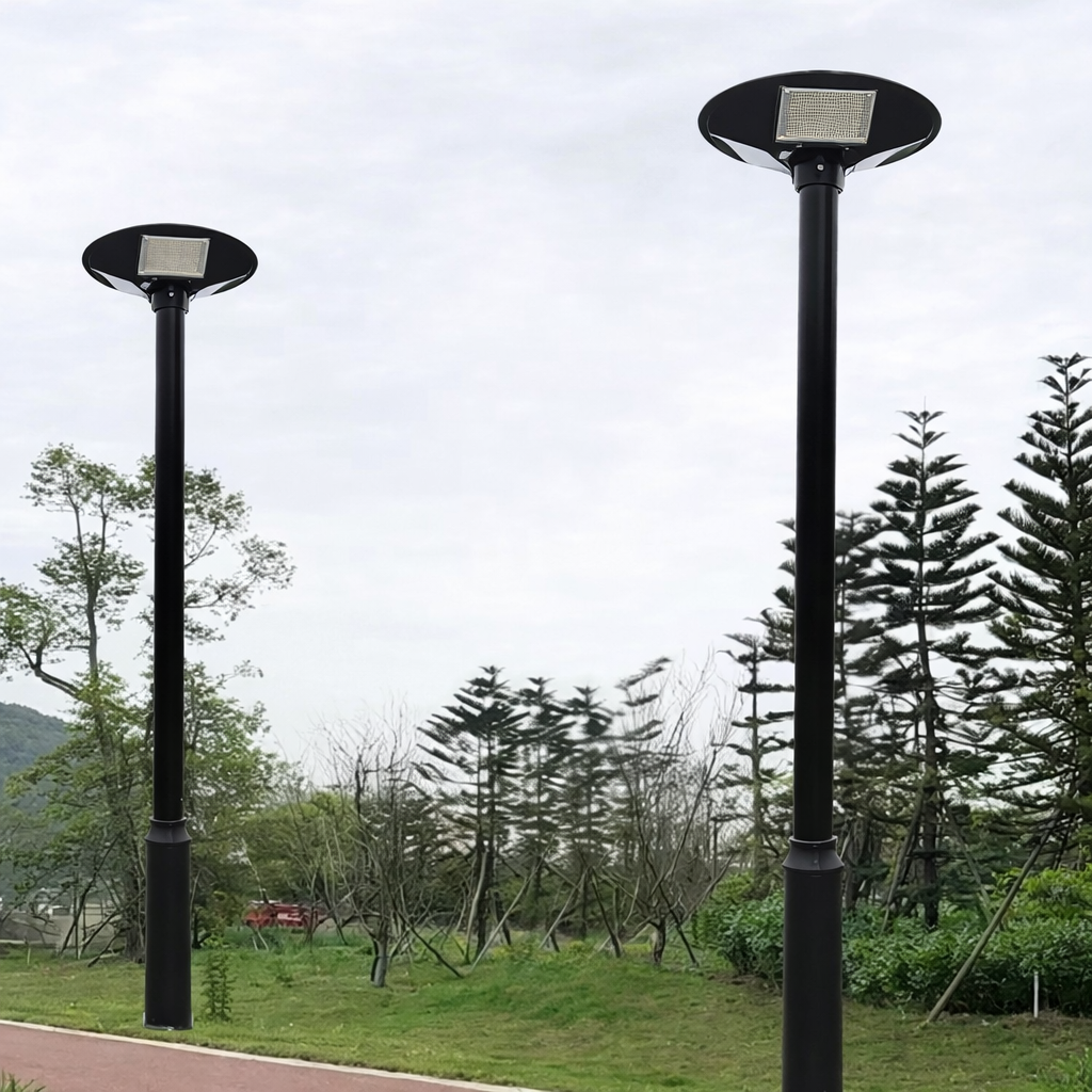 FOCO SOLAR LUMINARIA LED UFO 300 W Con SOPORTE TIPO L
