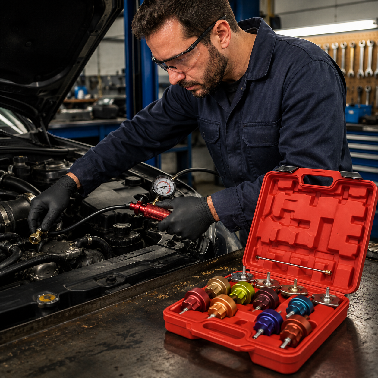 SET MEDIDOR COMPRESÍMETRO REFRIGERANTE – KIT UNIVERSAL DE DIAGNÓSTICO AUTOMOTRIZ