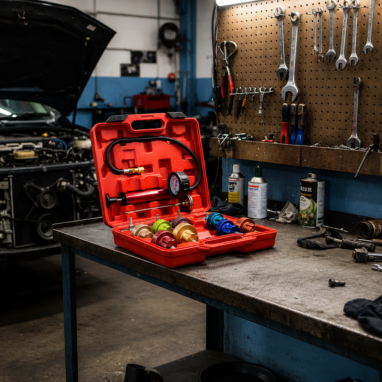 SET MEDIDOR COMPRESÍMETRO REFRIGERANTE – KIT UNIVERSAL DE DIAGNÓSTICO AUTOMOTRIZ