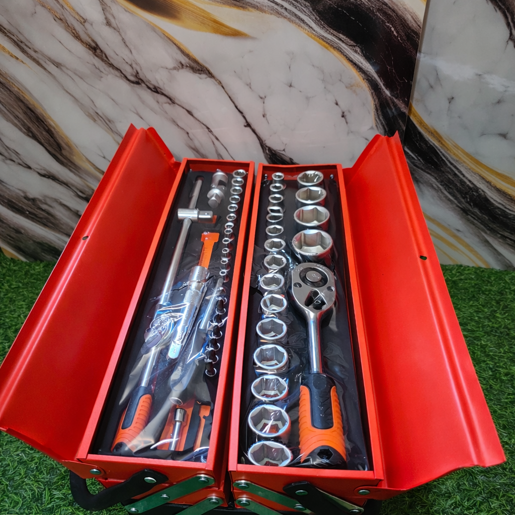CAJA DE HERRAMIENTAS 85 PIEZAS – 5 NIVELES - PROFESIONAL