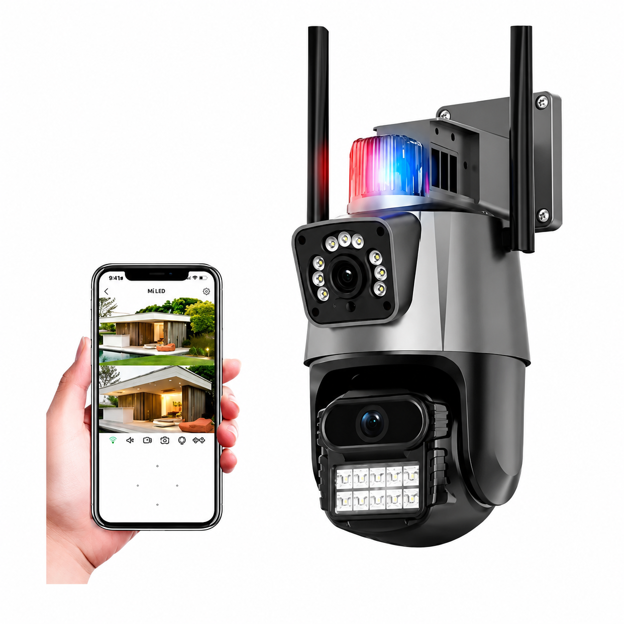 CÁMARA SEGURIDAD WIFI MCASA Q6 FULL HD