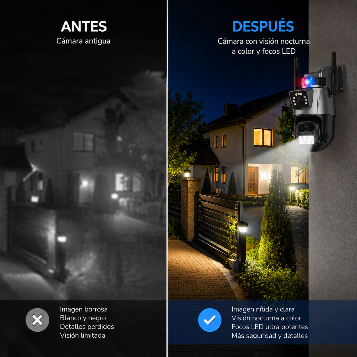 CÁMARA SEGURIDAD WIFI MCASA Q6 FULL HD