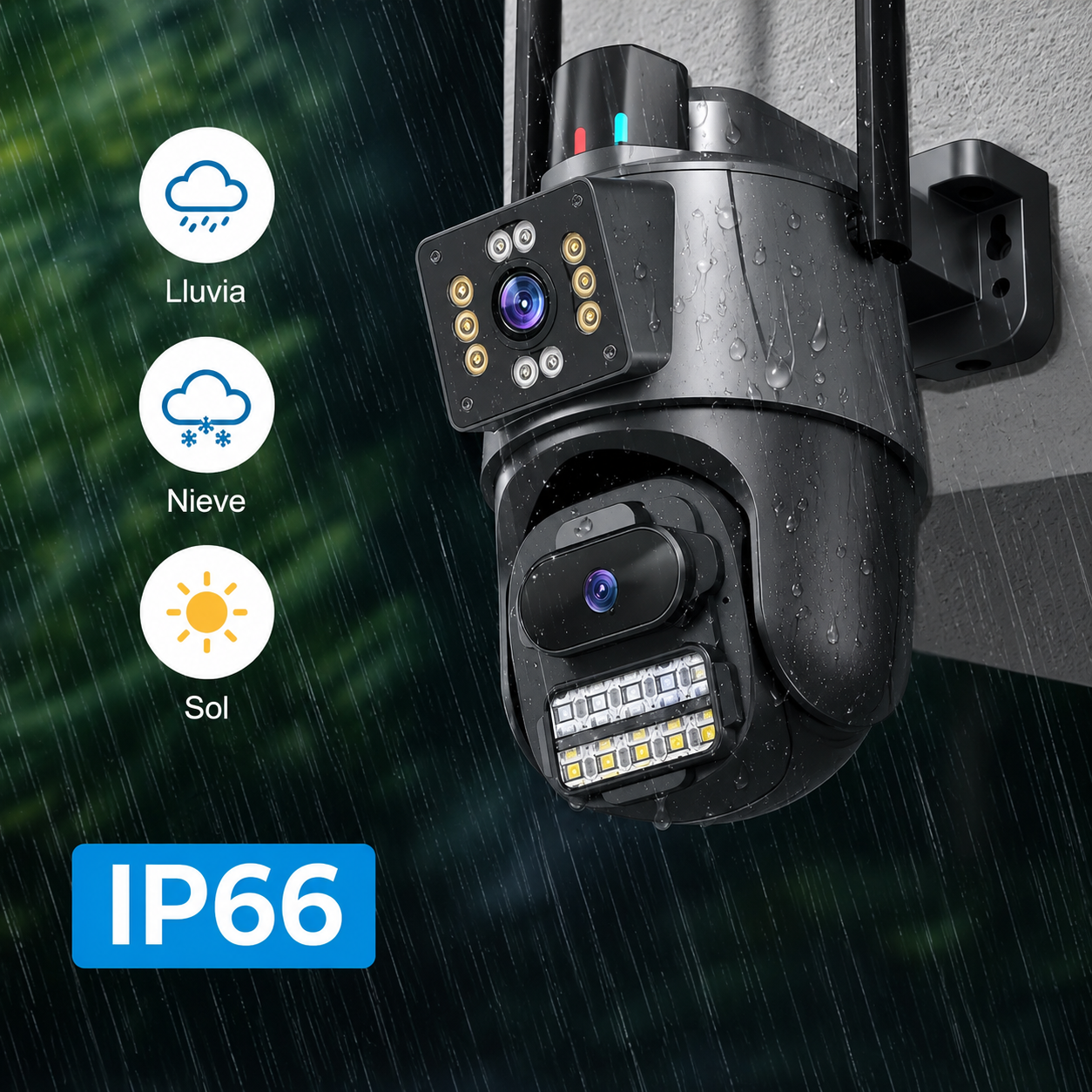 CÁMARA SEGURIDAD WIFI MCASA Q6 FULL HD