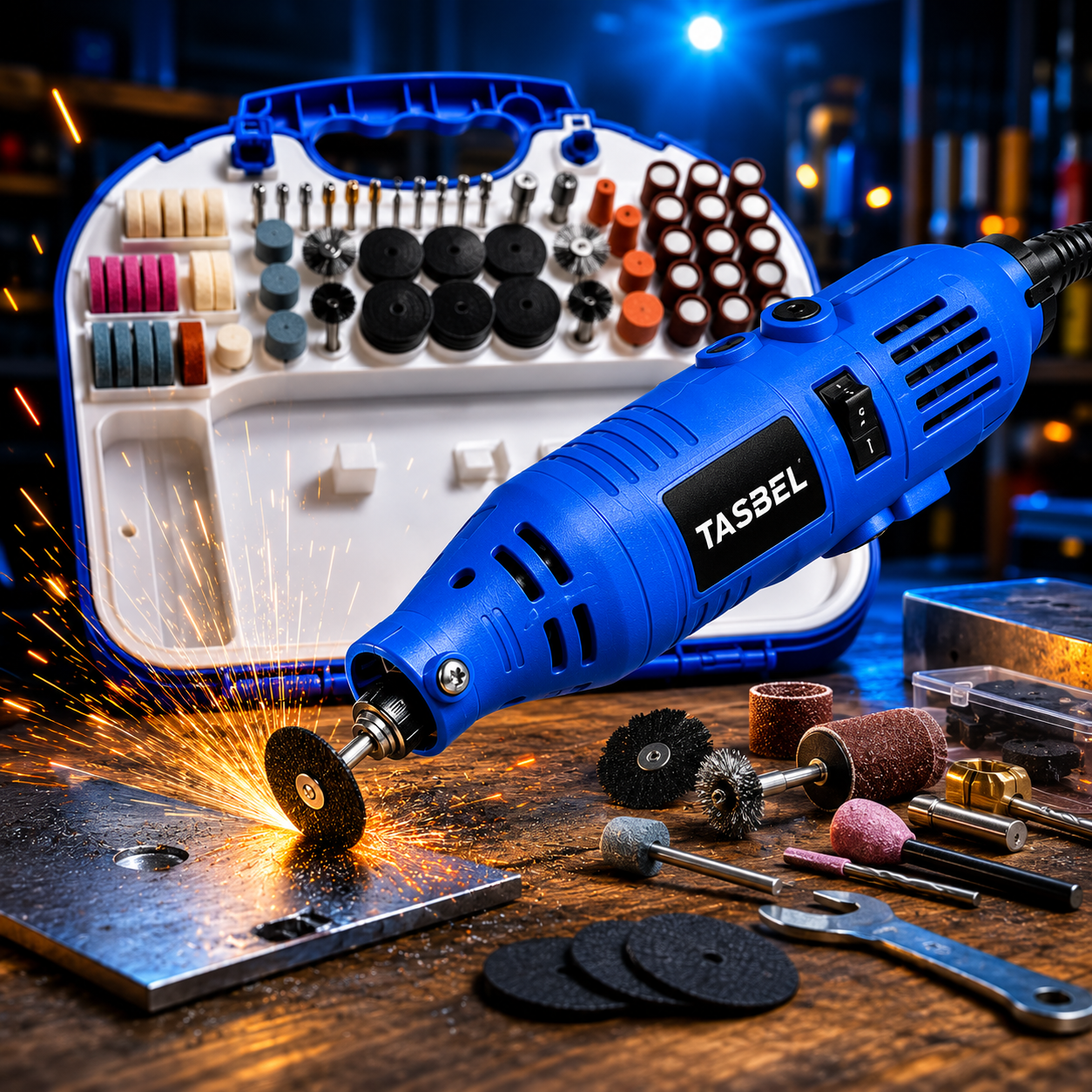 KIT MANDRIL DREMEL TASBEL AMOLADORA – POTENCIA Y PRECISIÓN EN UN SOLO KIT