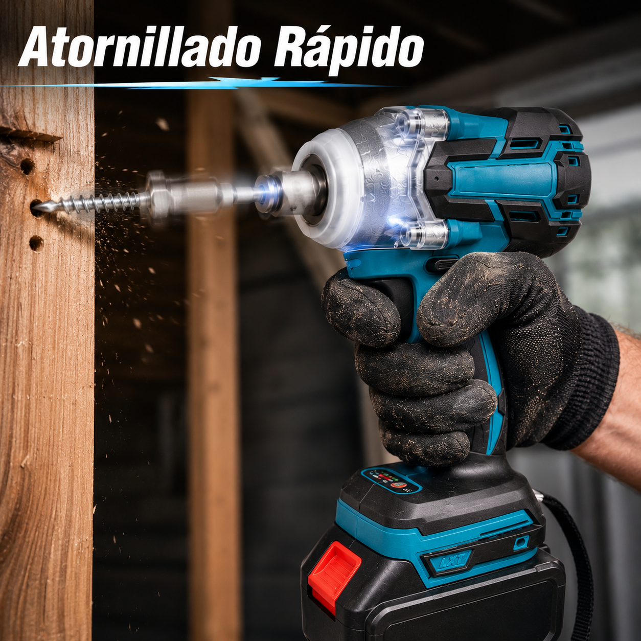🔥 Llave Taladro Impacto Inalámbrica 20V – 1/2 Motor Brushless - 300 NM