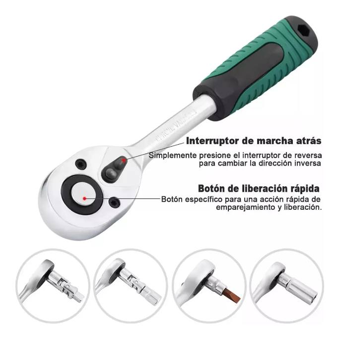 Set de herramientas de 216 Piezas Para todos tus trabajos